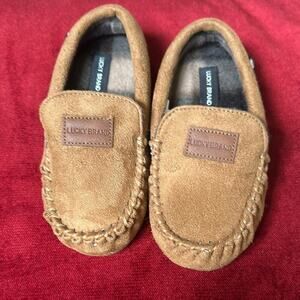 Lucky Brand Tan Kids Moccasins